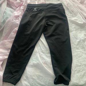 black Easton softball pants